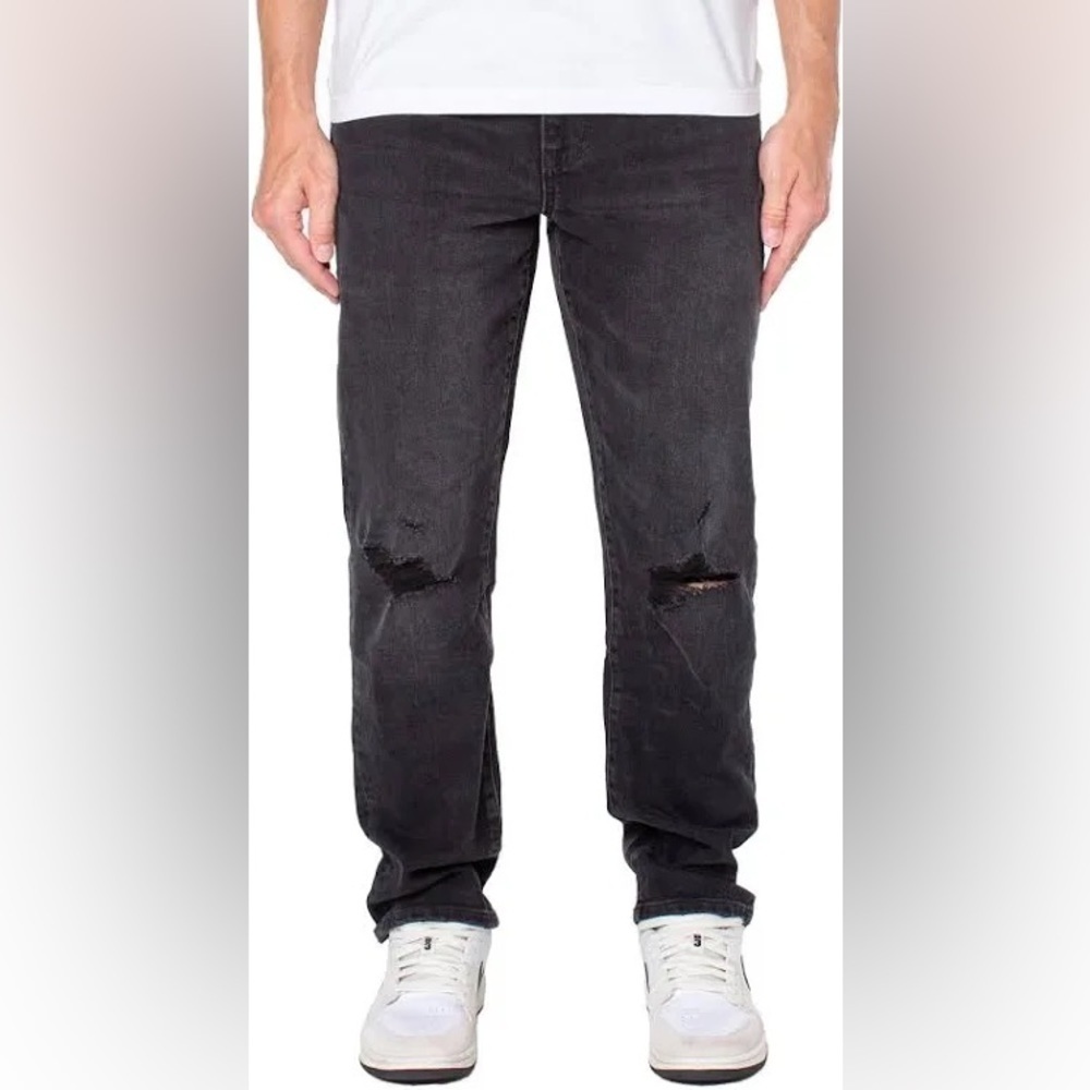 No Boundaries Men's Black Denim Slim Fit Jeans - Size 30x30 - Great Condition!!